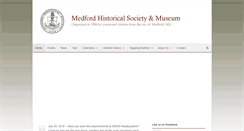 Desktop Screenshot of medfordhistorical.org