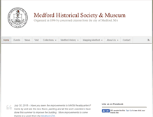 Tablet Screenshot of medfordhistorical.org